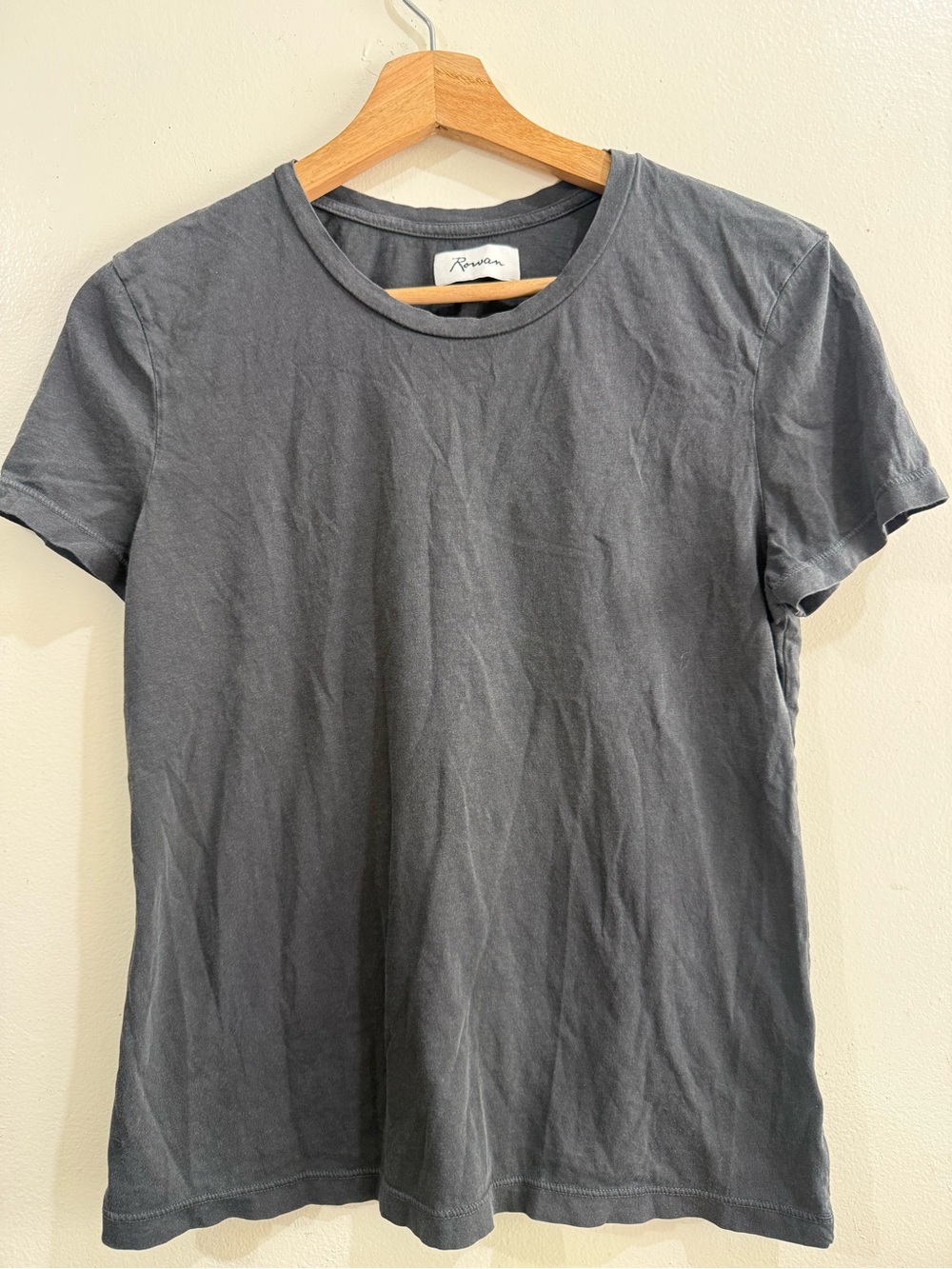 Riviera Washed Charcoal Gray Short Sleeve Tee